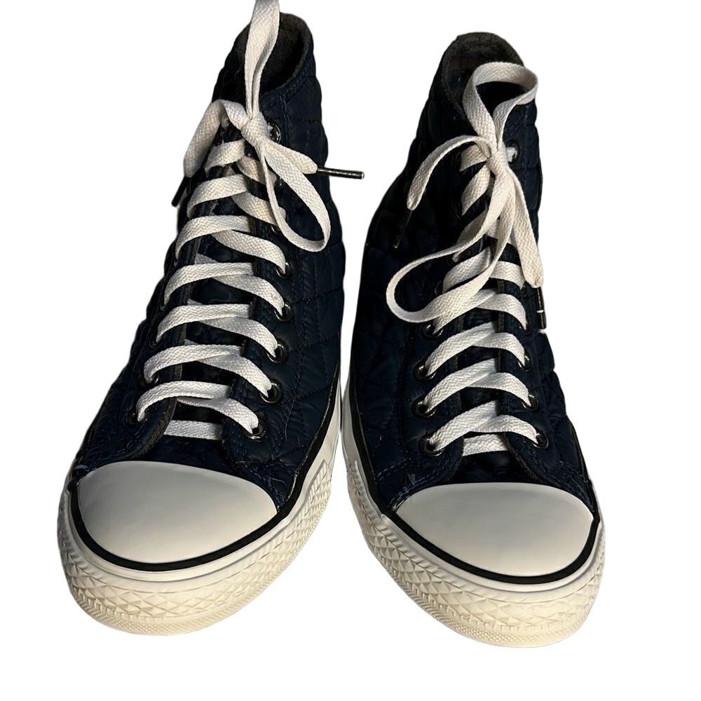 Converse All Stars Blue Quilted Hi Tops Size 7.5 Men’s